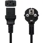 Nanocable Cable de Alimentación CPU CEE7/7 a C13, 2 m, Negro